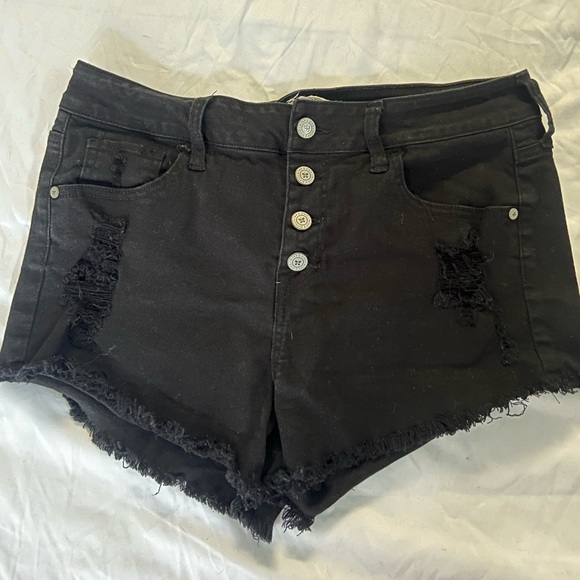 Altar'd State Pants - Altar'd State Black Jean Shorts
